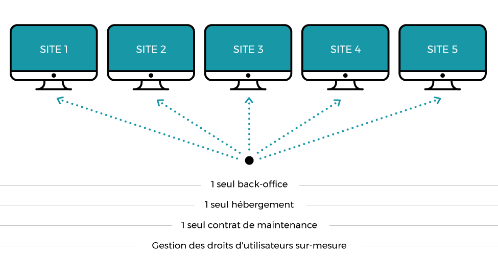 Développement site internet multisite